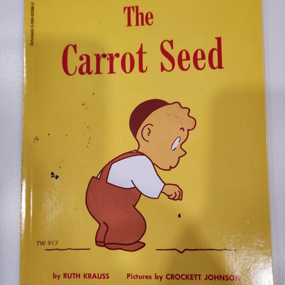 Vintage 89 The Carrot Seed Story Of Patience Ruth Krause Book - Picture 1 of 2
